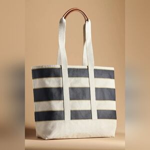 Anthropologie × Maeve Striped Canvas Tote